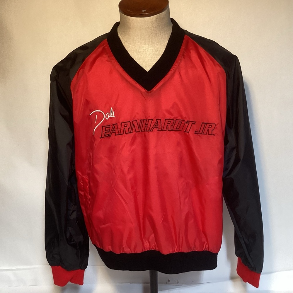 Winners Circle Dale Earnhardt Jr Pullover Windbreaker Mens size medium NASCAR